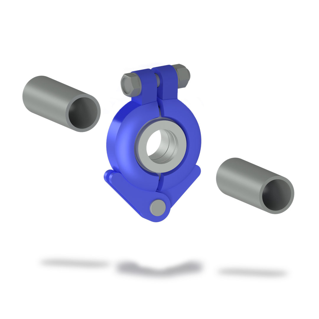 Быстроразъемное соединение БРС Ду50 Ру16 МПа с болтом