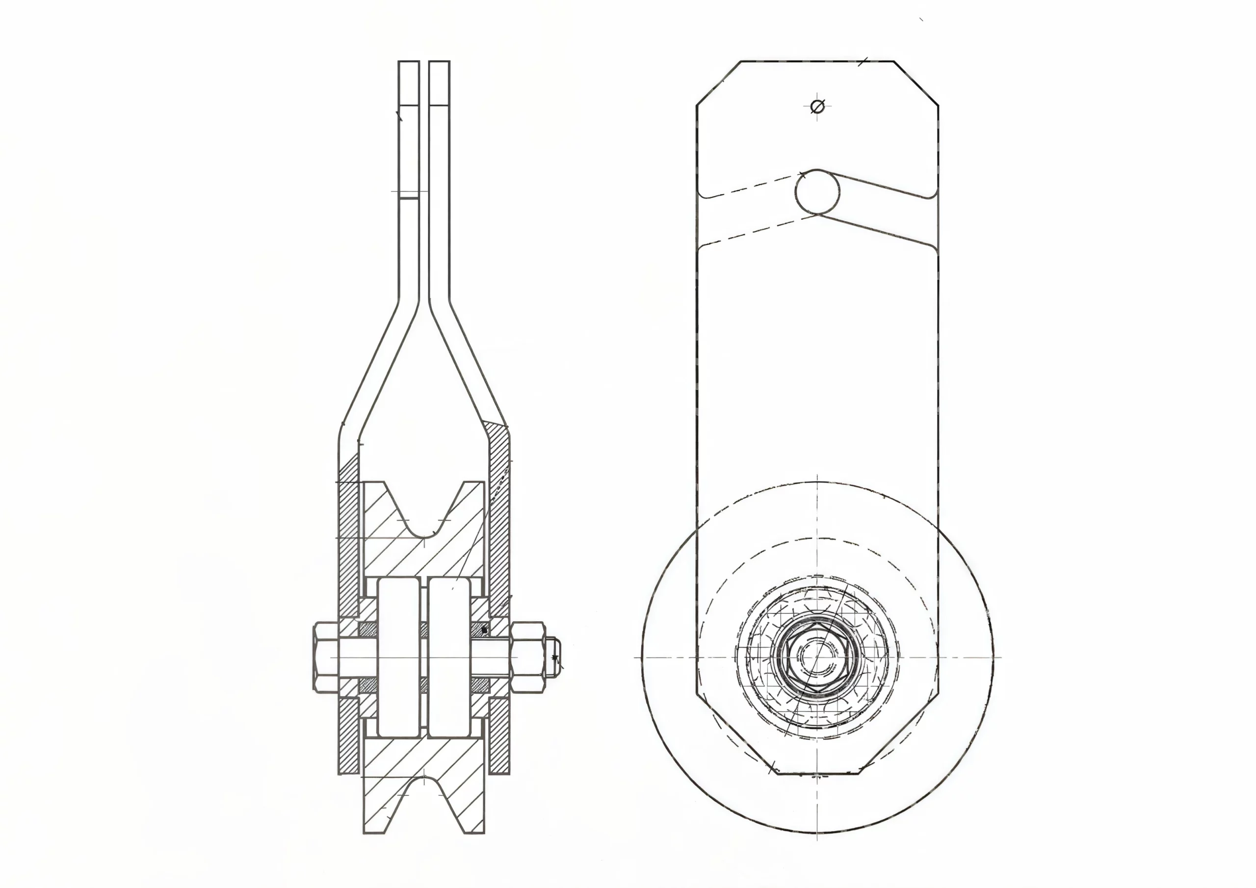 БСК-180 с крюком чертеж