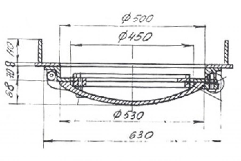 Лаз 19968-00, диаметр 450